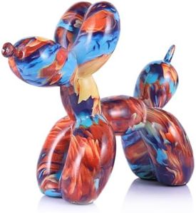 XIAOMAGG Creative Balloon Dog Sculpture Modern Home Decoration Trendy Animal Art Ornaments Collection Figurine Bedroom Living Room Office Desktop Resin Decors