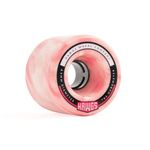 Landyachtz Fatty Hawgs Wheels Stone-Ground 63mm 78a (Pink/White 63mm)