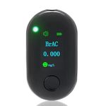 Alcohol Breathalyzer-Portable Breathalyzer Keychain, Fast Accurate BAC Home Alcohol Breathalyzer Tester with Easy USB-C Charging