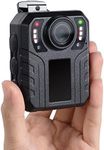 SPIKECAM Body Camera with Audio and Video and Night Vision, 10 Hours Battery Life, 2 Inch LCD, SOS Alarm Function Body Worn Camera for Security with Sound (64GB)