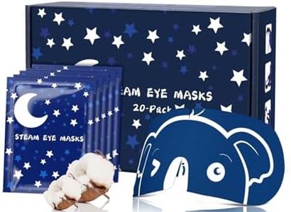 ProCIV Steam Eye Mask 20 Packs Masque pour les yeux chauffant Masque pour les yeux auto-chauffant Masque de sommeil Masque chauffant pour les yeux secs Fatigue pour les étudiants adultes