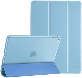 ProCase iPad 9.7 Case 2018 iPad 6th Generation/2017 iPad 5th Generation Case(Model: A1893 A1954 A1822 A1823), Ultra Slim Lightweight Stand Case with Translucent Frosted Back Smart Cover -SkyBlue