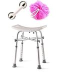 Dr. Maya Adjustable Shower Chairs For The Elderly with Reinforced Crossbar | Bathroom Chair | Shower Stool For Inside Shower | Shower Chairs For The Disabled | Inside Shower Seat Bench | 225 kg