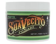 Suavecito Pomade Matte (Shine-Free) Formula, Medium Hold Hair Pomade For Men, Low Shine Matte Hair Paste For Natural Texture Hairstyles, 4oz/113g