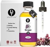 Dolce Flav Grape Extract - 2 Ounce Oil-Soluble Multipurpose Flavoring Ideal for Candy Making, Baking, Lip Balm, and Ice Cream - Perfect Kitchen Gift for Holidays