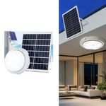 hardoll Solar Ceiling Light 40W with Remote controlled Outdoor LED Waterproof Garden Indoor Lamp