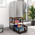 PUNCIA 19.7x19.7in Mini Fridge Stan