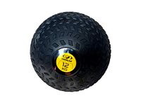 COUGAR Rubber Slam Ball/Dead Bounce Ball Strength Training Fitness Workout Slam Ball for Men/Women (12Kg) (Black, exercisefitness)