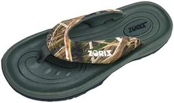 ZORIZ Mossy Oak Golf Sandals for Women and Men, Thong Flip Flops With Removable Spikes, Golf Footwear With Deeper Heel Cup and Higher Sidewalls for Comfort, Blades, Women’s 11/Men’s 9