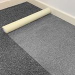 Besto Plastic Carpet Protector Roll of 25m X 60cm - 60 Micron Dust Sheet - Self Adhesive Floor Protector Roll for Non-woolen Carpet, Rug, Hallway Runner, Stair | 60 cm x 25M Roll