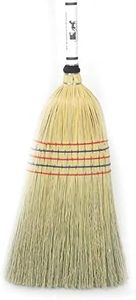 Lehman's Amish-Made Barn Broom - Large Authentic Corn Straw Broom with Hardwood Handle, Natural, 57 inches