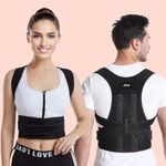 Xfinity Fitness Posture Corrector For Men And Women Back Support Belt Back Pain Back Straight And Shoulder Support Belt