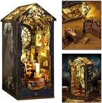 ISSEVE DIY Book Nook Kit, 3D Wooden