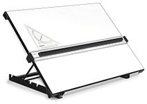 Liquidraw A3 Drawing Board Parallel Motion, Table Model with 5 Adjustable Working Angles, Includes Drawing Board Clips & Set Square