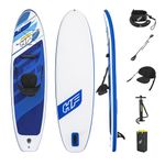 Hydro-Force SUP, Inflatable Stand Up Paddle Board, Complete Set with Kayak Conversion Kit, Multiple Styles, Sizes 11.2FT, 10FT, 9FT