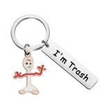 Forky Gift Forky Keychain Forky I'm Trash Keychain Inspiration Gift (trashKS)