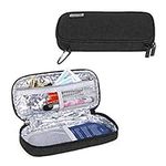 Luxja Insulin Travel Case, Insulin Bag for Insulin Pens and Other Diabetic Supplies (Bag Only), Black