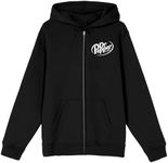 Bioworld Dr. Pepper Logo Men's Black Zip-Up Hoodie-S