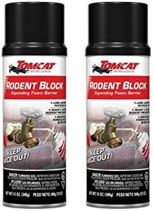 Tomcat Rodent Block Expanding Foam Barrier, 12 oz. (2-Pack)