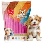 EXCITE BITES Mutton Flavor Munchy Sticks | Nutritional Dog Treats for Adult Dog | Protein Chew Sticks for Dogs | Dental Sticks for Dogs | Dog Treat | Long-Lasting Chews | Dog Treats 1kg(100 Pieces)