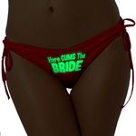 exciting Lives Glow in The Night Bride Naughty Underwear for Women Red