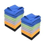 Microfiber Cleaning Cloth - 12x12 Inch Microfiber Cloth - Pack of 20 Large Cleaning Cloths - Microfiber Cleaning Cloth for Electronics and Monitors