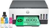 HP Smart Tank 7005 Imprimante Multifonction Couleur, Réservoir d'encre à haut volume d'impression, Jusqu'à 12000 pages en noir et 8000 pages en couleur, Recto-verso automatique, Wi-Fi, Blanche