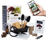 CULTIVEA® Ready to Grow Premium Bonsai Kit - Garden and Decorate - Care for Your Bonsai and Natural Plants - Thread, Fertilizer, Tools, Round Scissors, Small Bonsai Scissors - Original Gift Idea