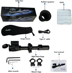 PARD Night Vision Rifle Scope 4K – 3840x2160, 1000m Rangefinder, Wi-Fi, Waterproof