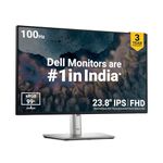 Dell 24 inch P2425H Monitor IPS FHD|100Hz| 99% sRGB | 250 cd/m2 (Typical) 5ms| 1500:1 Contrast Ratio| 5X USB 3.2 Gen1 1x HDMI 1.4 1xDP 1xVGA| Height Tilt Swivel Pivot |USB-C Downstream | Flicker Free