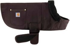 Carhartt Firm Duck Insulated Dog Chore Coat, Durable Weather Resistant Coat, Deep Wine, Medium