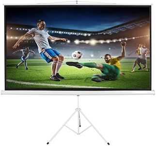 Vivider (TM) Projection Screen 100" 16:9 with Tripod Stand 100 Inch - Height Adjustable Projector Stand 4K 3D HD 16:9 - Portable Projection Screen Indoor, Outdoor, Home Theater, Office, Movies Foldable Stand