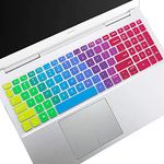 Laprite Keyboard Protector Cover Fit for Dell Inspiron 3501 Laptop - Rainbow