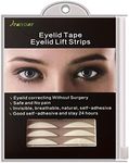 Jeanssar Invisible Eyelid Correcting Strips 4MM Self-adhesive Eyelid Tapes Stickers, Instant Eye lid Lift No Surgery, Beauty Tools for Hooded, Uneven, Droopy Eyes, 24h stay