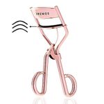 IREMOS Metal Eyelash Curler, Lash Curler to get a Lifted, Long Lasting Curl (Rose Gold)