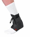 Mueller Soft Ankle Brace with Straps, Small, 1-Count Package