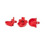 Make Your Own Waterer Kit - Horizontal Side Mount Chicken Nipples + Installation Piece (50)