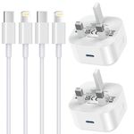 iPhone Charger,2 Pack iPhone Fast Charger Cable and Plug 20W Quick Charge for Apple iPhone 14 13 12 11 Pro Max XS Max XS XR X SE 8 8 Plus,New Rapid USB C to Lightning Charging Lead and Phone Plug