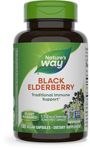 Nature's Way, Black Elderberry, 575 mg, 100 Vegetarian Capsules