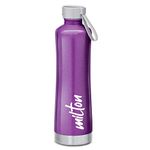 Milton New Tiara 900 Stainless Steel 24 Hours Hot and Cold Water Bottle, 750 ml, Purple