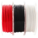 3D Printer PLA Filament Bundle, 1.75mm+/- 0.03mm, Widely Compatible, 3 Spools Pack, 1.1 lbs/Spool, Total 3.3 lbs, with One 3D Print Remove Tool (Pack of 4) by Mika3D