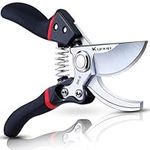 Kynup Secateurs Pruning Scissors, Gardening Pruning Shears, Garden Scissors, Hedge & Garden Shears, Clippers for Plants, Gardening, Trimming, Garden Tool(Black)