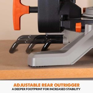 Evolution Mitre Table Saw – R210MTS-G2, Multi-Material Cutting
