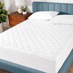 Bare Home Twin XL Mattress Pad (Twin Extra Long) - Soft Mattress Topper for College Dorm Room Essentials - Quilted Mattress Protector - Easy Care, Fitted Mattress Cover - Up to 15 Inches Deep, 39"x80"