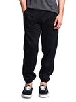 G-Style USA Basic Fleece Jogger Pants - Black -