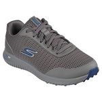 Skechers Mens Shoe-GO Golf MAX 2 Fairway 3 Sneaker, Charcoal Textile/Navy Trim, 9 UK