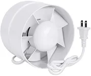 HUGOOME Inline Duct Fan 6 Inch Vent
