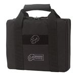 Voodoo Tactical Hard Sided Pistol Case, Black, Large