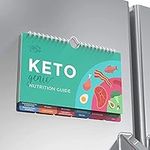 Willa Flare Keto Cheat Sheet Magnets UK - Easy Reference for 192 Keto Snacks and Foods! Correct Ketogenic Measurements for your Keto Cookbook - Easy Keto Diet Fridge Guide Plus Extra List of 500 Foods