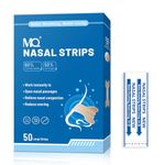 MQ 50ct Nasal Strips for Snoring Nose Strips for Breathing Extra Strength Snore Strips to Open Nasal Passages, Relieve Nasal Congestion